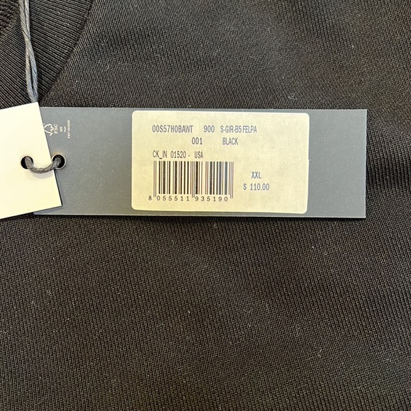 🇺🇸 Mens NWT Black DIESEL Hoodie XXL 🇺🇸 - Picture 4 of 8